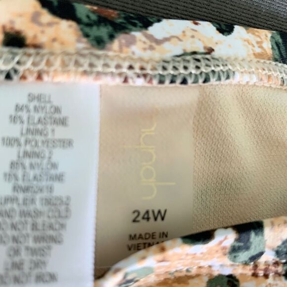 Mynah Animal Print Hipster Bikini Swim  Brief Bottoms Plus Size 24W - Picture 6 of 7